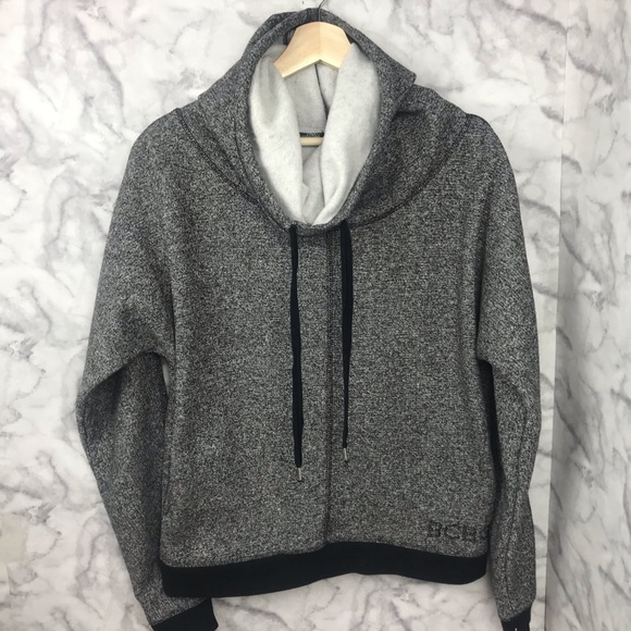 BCBG Hooded Cowl-neck Sweatshirt - Picture 7 of 16